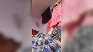 I'm so horny and I masturbate my cock until I cum