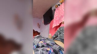 I'm so horny and I masturbate my cock until I cum