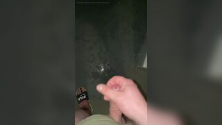Jerking off in the basement