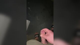 Jerking off in the basement - 2 image