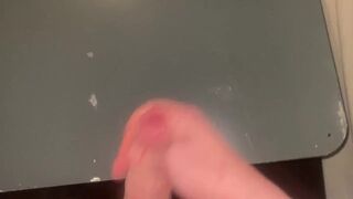 Jerking off my cock for you and never came so hard before!