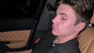 Hot gay blowjob in the car - 3 image