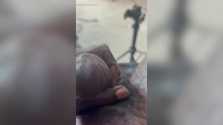 stepSon Stroking his BBC to porn.