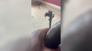 stepSon Stroking his BBC to porn.