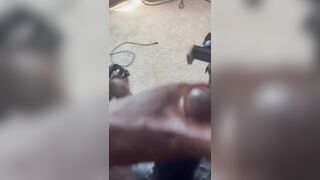 stepSon Stroking his BBC to porn.