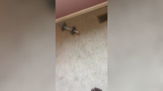 stepSon Stroking his BBC to porn.