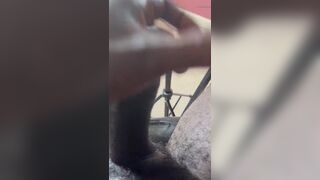 stepSon Stroking his BBC to porn.