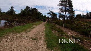 nudist in the forest