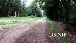 nudist in the forest