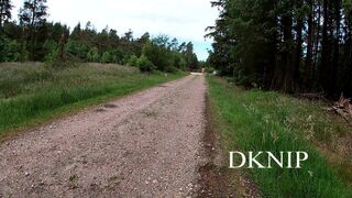 nudist in the forest