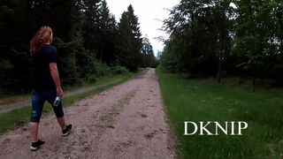 nudist in the forest