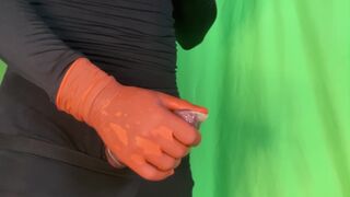 Two moments of cumshots in one video