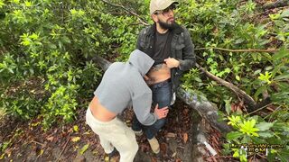 ANON Public Raw Fucking Bareback Caught! - 13 image