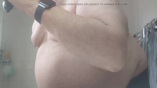 Playing and Shaving Tits