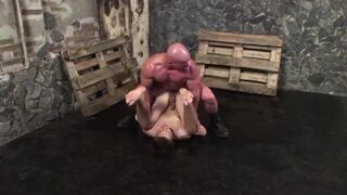 Bear Master Fuck His Muscle Bottom Deep