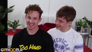 Muscle Stud Kane Stretches Out The Hot VIRGIN Ass On Lucas!