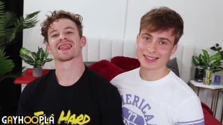 Muscle Stud Kane Stretches Out The Hot VIRGIN Ass On Lucas!