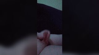 Relaxing and stroking my cock