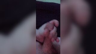 Relaxing and stroking my cock