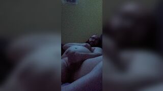 Relaxing and stroking my cock