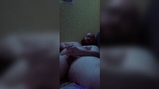 Relaxing and stroking my cock