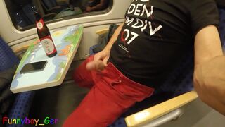 Guy secretly jerks off his sausage in a moving train (S) - 13 image