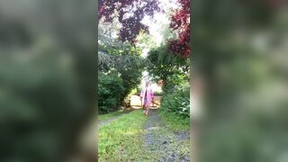 In a lever outfit with a transparent nightie for the morning - 3 image