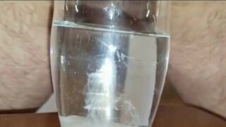 Extreme Closeup Huge Thick Load of Cum Edged Out Into Cup of whather