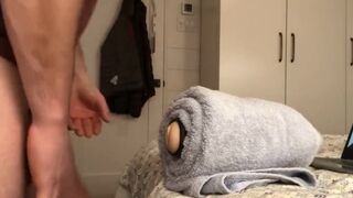 Super excited, the horny daddy cums several times in all ways.