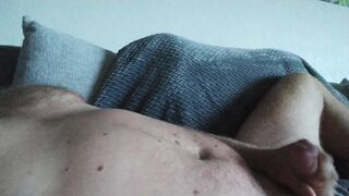 Nice jerk and cumshot in the livingroom - 14 image