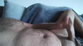 Nice jerk and cumshot in the livingroom - 5 image