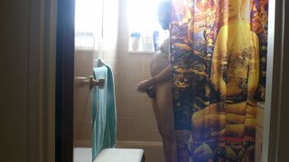 Playing In the shower masturbating