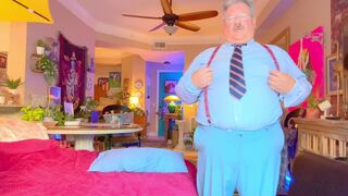 Professor Piss All Over His Dress Socks and Huge Cum Shot - 3 image