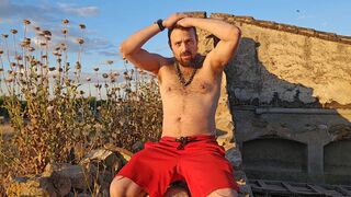 CAUGHT pissing myself outdoors