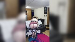 Davida the little slut in skirt, posing for the males