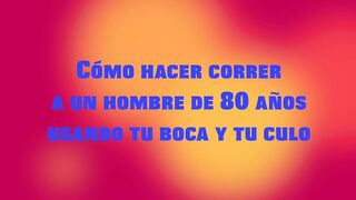 A grandpa cums in my ass!