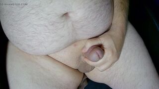 Chubby Daddy Masturbating A Thick Load Of Cum For Your Enjoyment