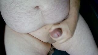Chubby Daddy Masturbating A Thick Load Of Cum For Your Enjoyment