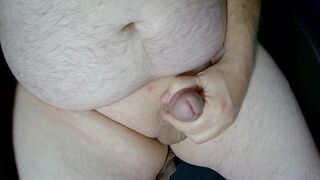 Chubby Daddy Masturbating A Thick Load Of Cum For Your Enjoyment