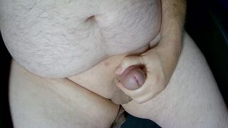 Chubby Daddy Masturbating A Thick Load Of Cum For Your Enjoyment