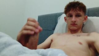 Taking My Big Teen Cock Out