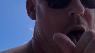 Playing and Cumming down the riverside - 13 image