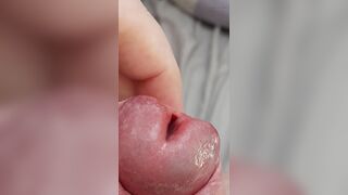 Edging, milking, foreskin play and loads of cum