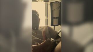 AdamJaxx at Red Rocks in Porta Potty as Construction Happens Right Outside