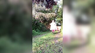 Dressed with a baby-oll dress for a night out