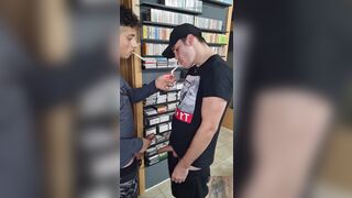 Gay Boyfriends Smoking and Stroking Their Big Dicks