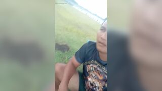 Jerking off in public on the waterfront