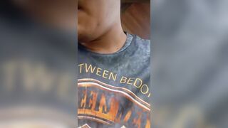 Jerking off in public on the waterfront