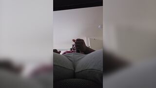 Sexy BBC Bear Spits on His Dick and Cums Hard!