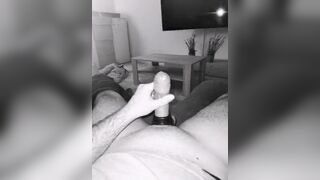 Cock wixxing & cumshot